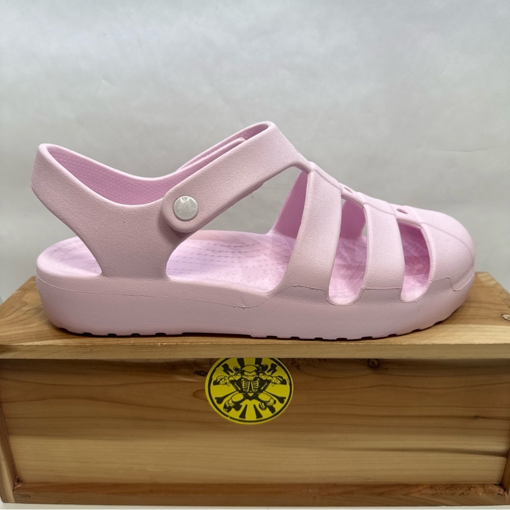 Crocs Classic Fisherman Sandals Pink 210625-6ZW Kids Youth Size 6
